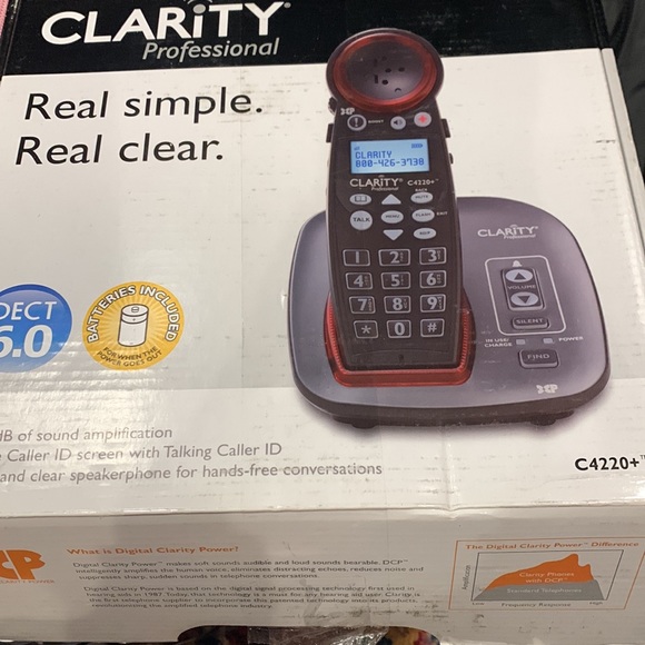CLARITY SENIOR HEARING IMPAIRED PHONE - Picture 2 of 5